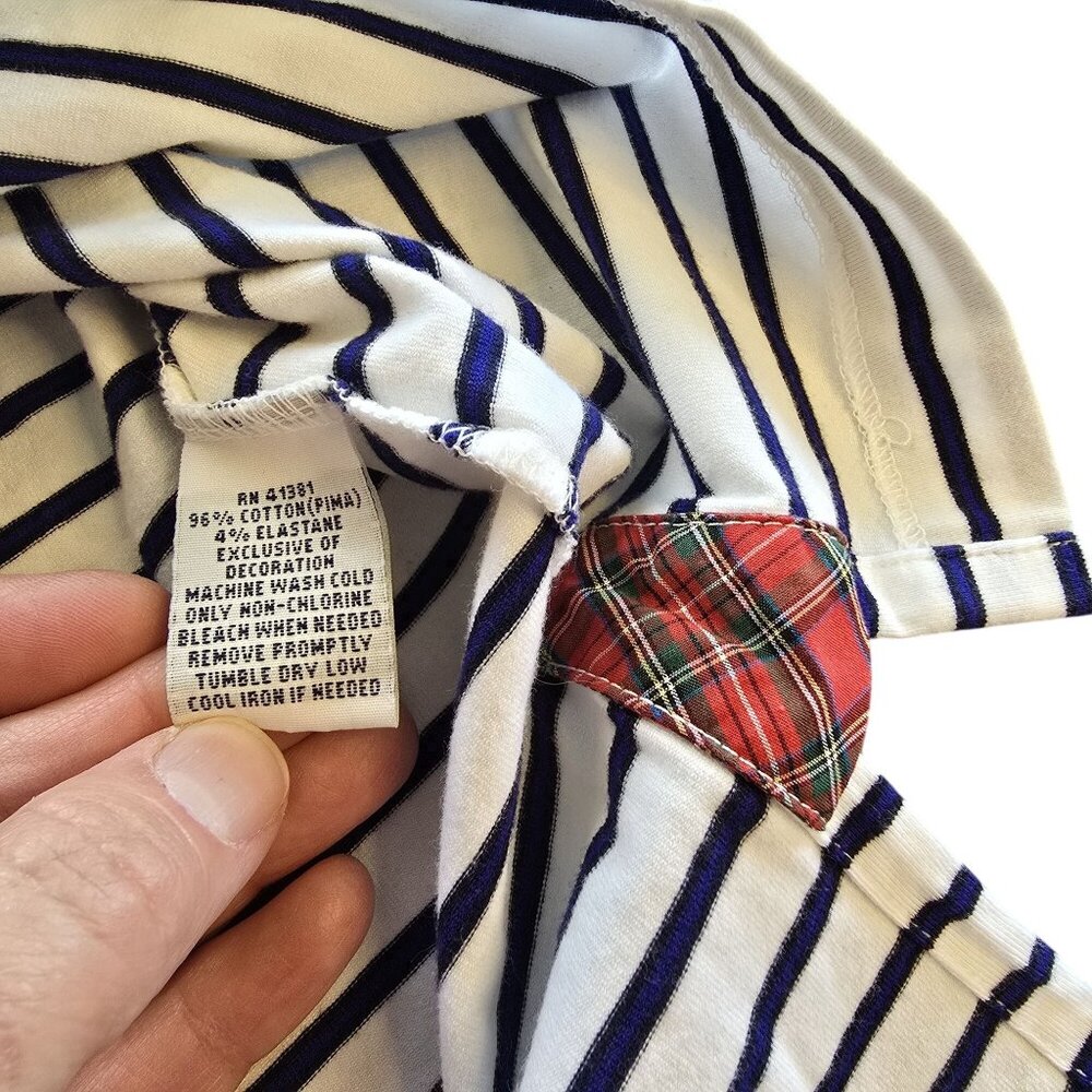 Polo Golf Ralph Lauren Mens Stretch Lisle Striped Polo Shirt L - Picture 4 of 7